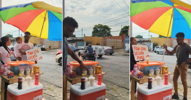 Familia cubana comparte su historia vendiendo pan con lechón y postres en las calles de Nicaragua