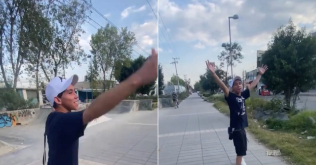 La reacción viral de un cubano tras recibir la CBP One después de 3 meses en México: "Me llegó la cita"