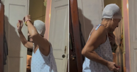¡Hasta el suelo! Madre cubana de 72 años se despelota al ritmo de Bebeshito y Tekashi 6ix9ine