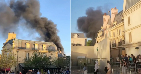 Aparatoso incendio en Disney World toma por sorpresa a turistas