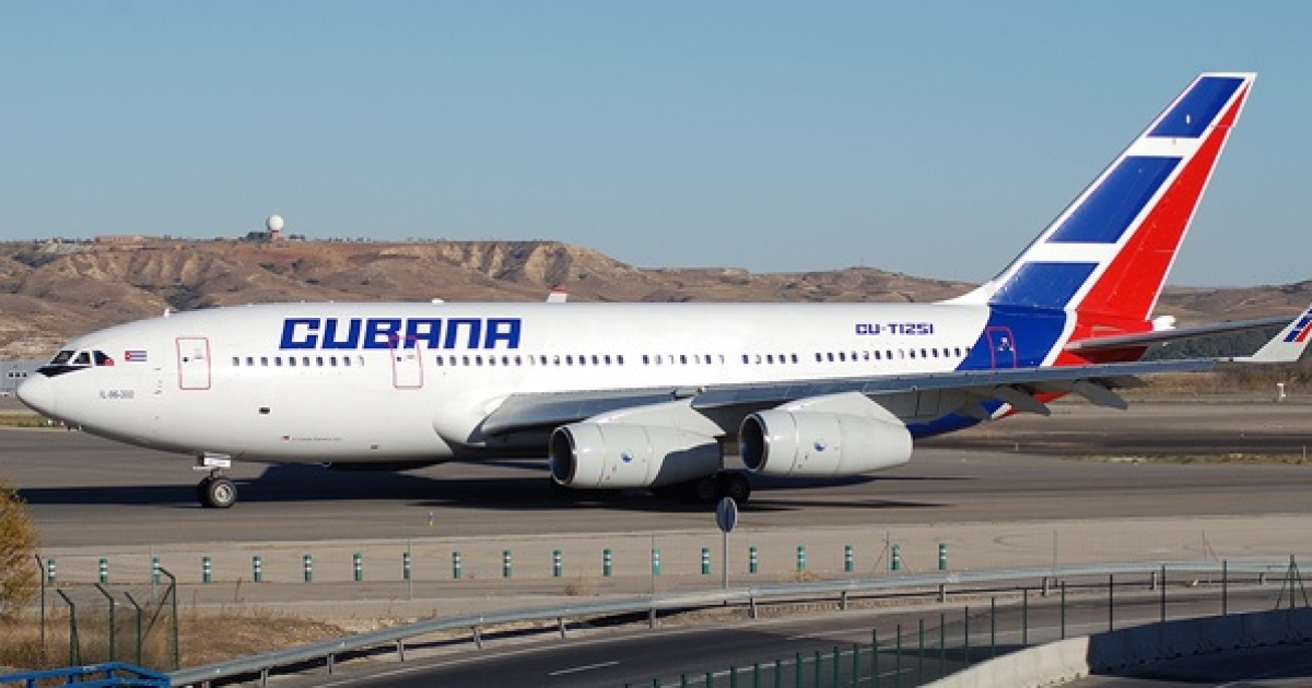 Nave de Cubana de Aviación. © Radio Ciudad de La Habana