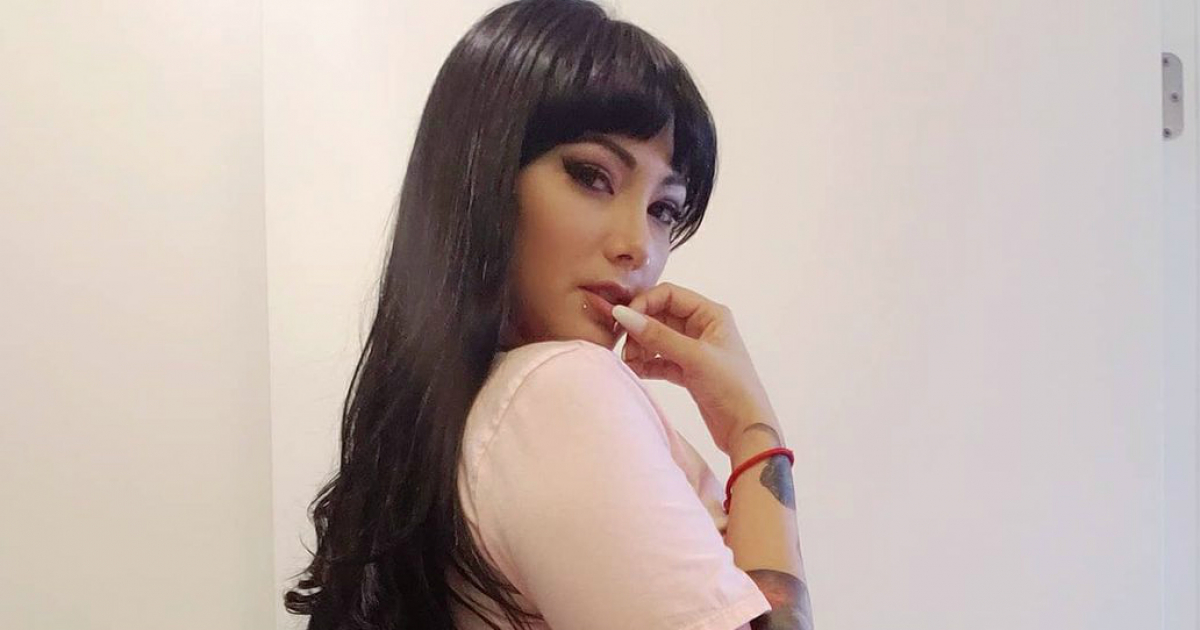 La Musa en pijama sexy © Instagram / Dayami La Musa