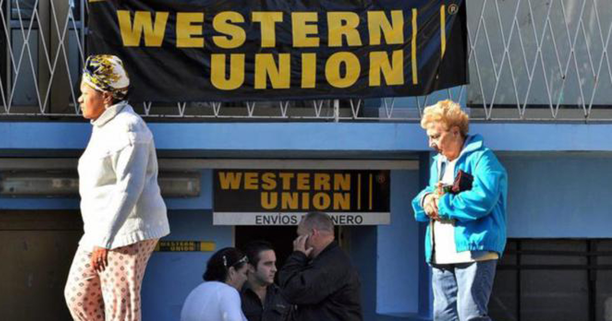 Una sucursal de Western Union en La Habana, que este lunes quedará cerrada. © Prensa Latina