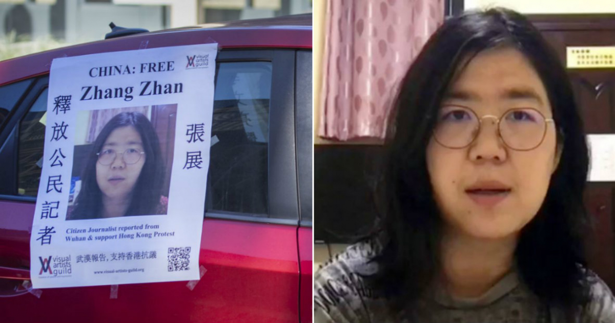 Zhang Zhan, de 37 años © Collage ABC News Australia