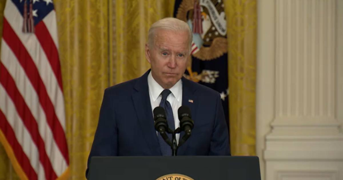 Joe Biden, presidente de Estados Unidos © Captura de imagen en Twitter Joe Biden