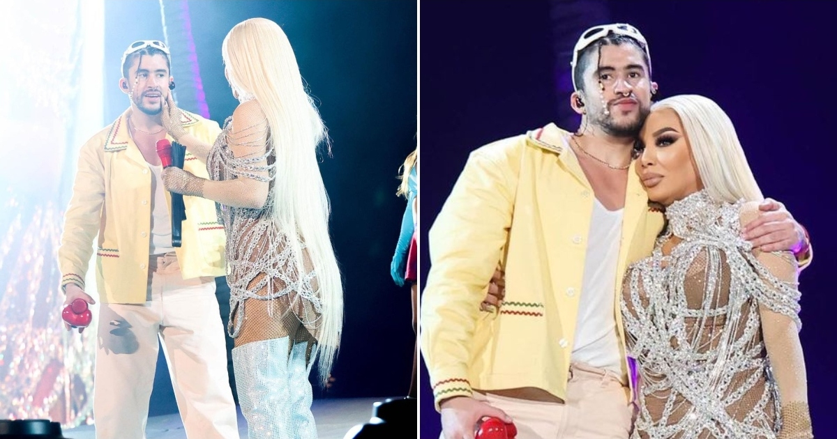 Bad Bunny con Ivy Queen en Los Ángeles © Instagram / Ivy Queen