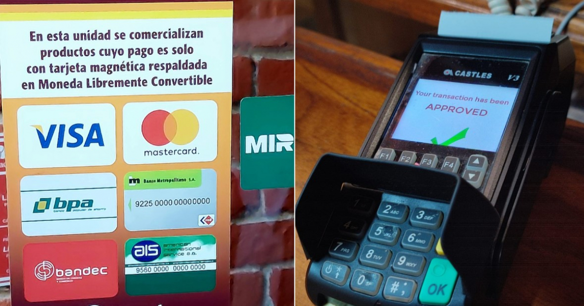 Uso de tarjetas magnéticas en Cuba © Facebook/Fincimex S.A y Banco Central de Cuba