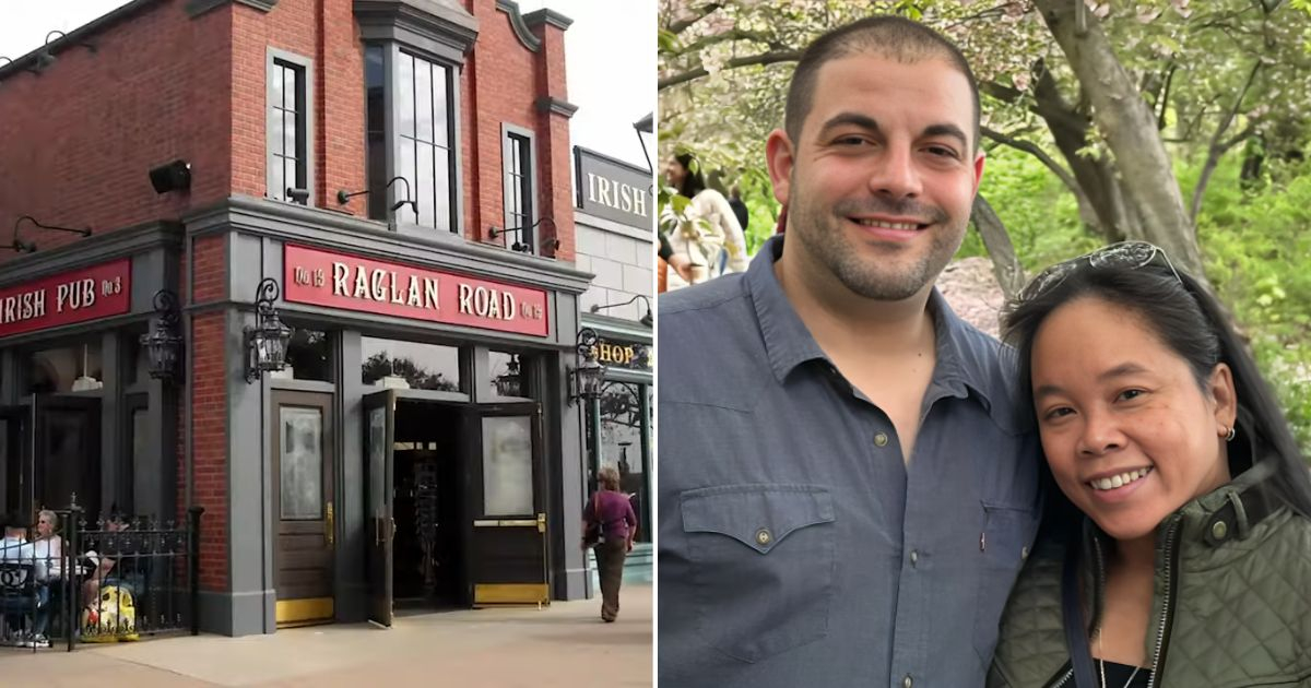 Restaurante Raglan Road y la doctora Kanokporn Tangsuan junto a su esposo © Collage de capturas de Youtube/New York Post y NBC New York