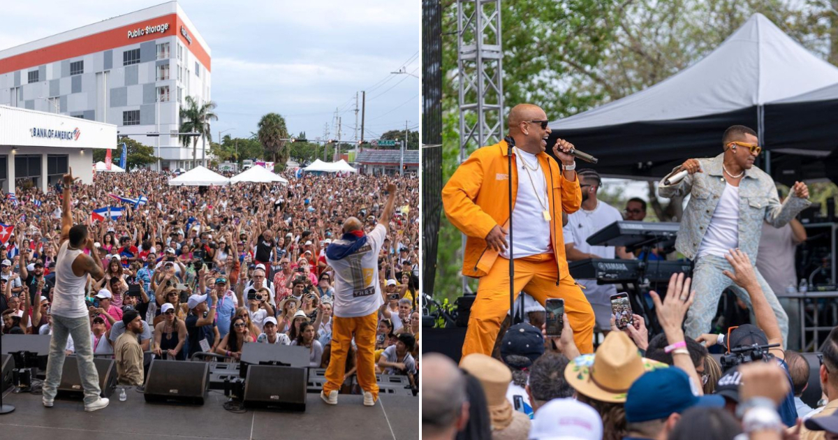 Gente de Zona en Carnaval de la Calle 8 © Instagram / Gente de Zona