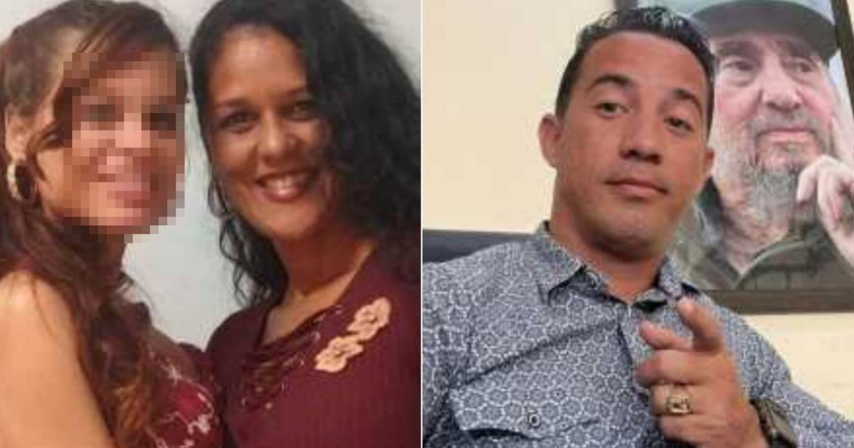 Embarazada fallecida, su madre y médico director del Hospital © Facebook Janet Zulueta Curbelo / Ernesto Cordoví