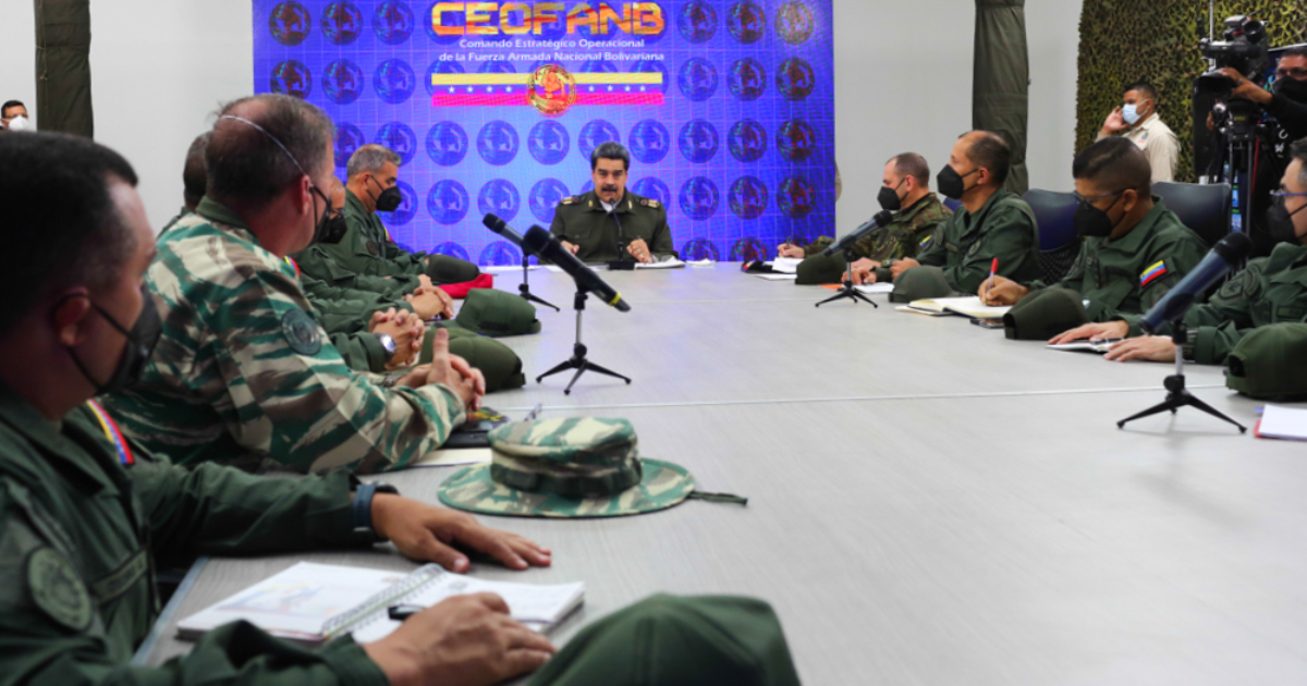 Maduro y la cúpula militar del régimen © X / @PresidencialVen