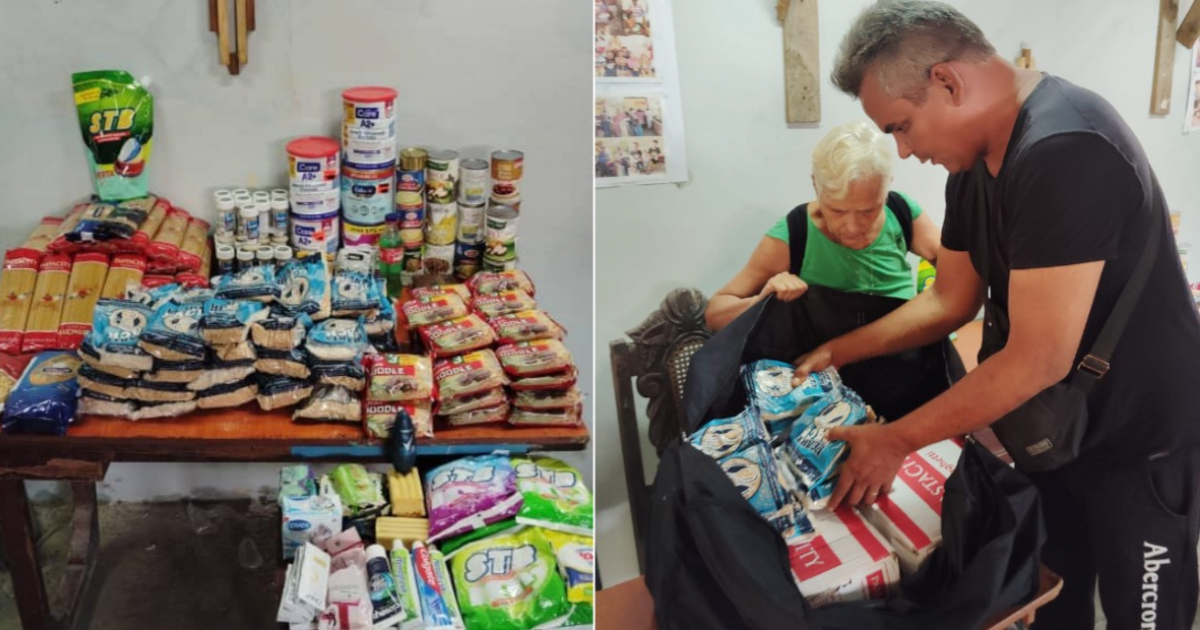 Ayuda humanitaria que se enviará a damnificados en Guantánamo © Facebook/Yankiel Fernández