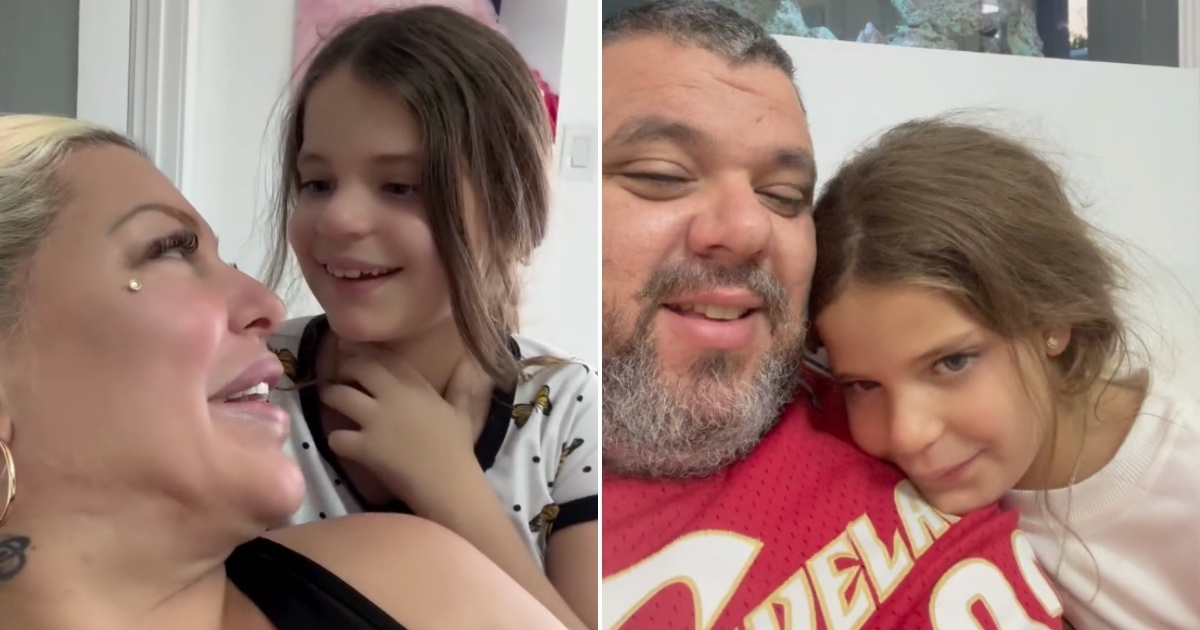 La Diosa y Rey El Mago con su hija Reychel © Instagram / La Diosa y Rey El Mago 