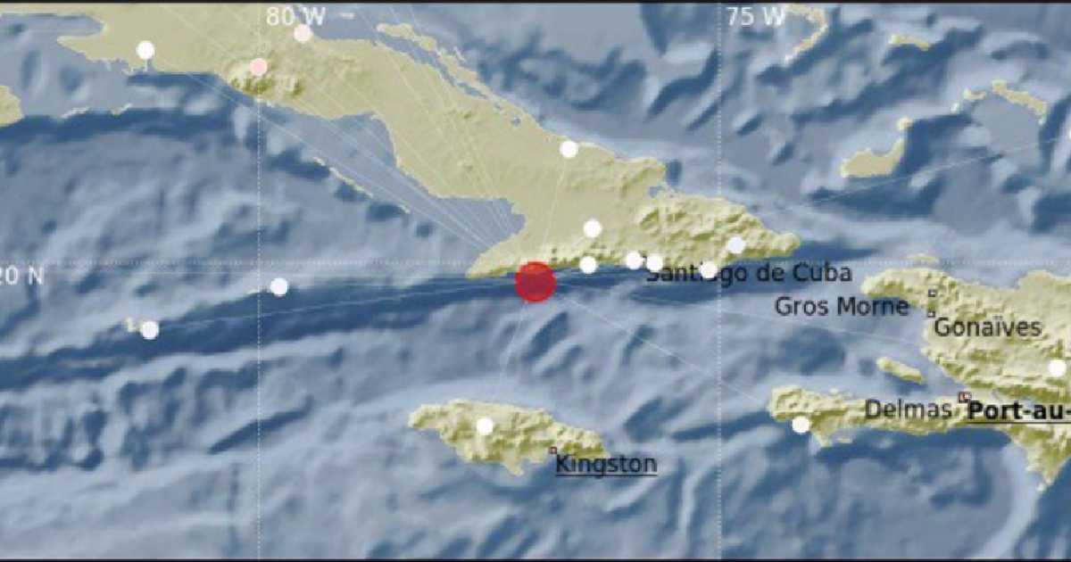 Sismo en el oriente de Cuba (Captura de pantalla) © Cubadebate