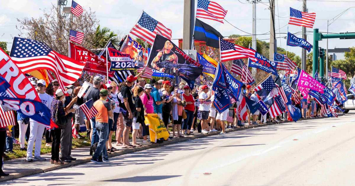 Apoyo a Trump en West Palm Beach © X / Jonathan Williams