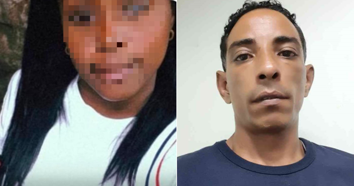 Naomi Téllez Wilson y su asesino, Oscar Oropesa © Facebook/Desaparecidos dentro de Cuba .Somos tu voz y Oscar Oropesa