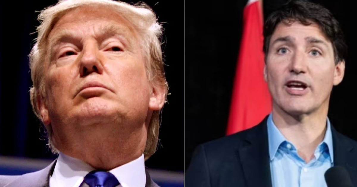 Donald Trump y Justin Trudeau © Redes sociales