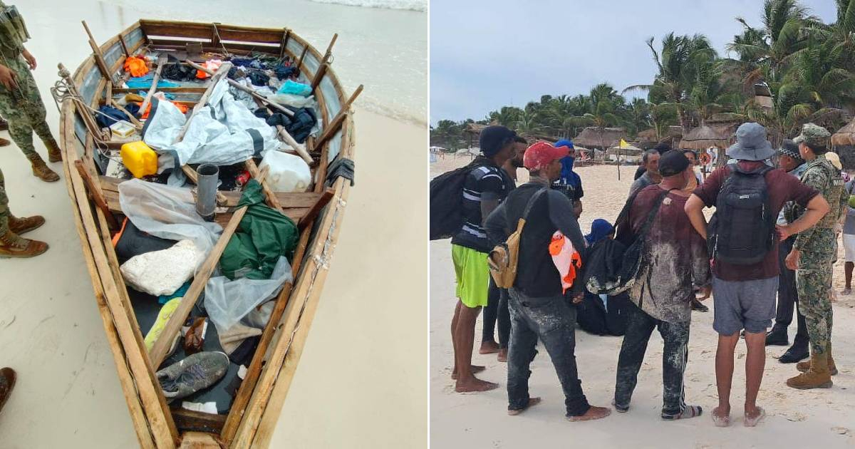 Arribo de migrantes cubanos © Facebook/Semanario Línea Roja