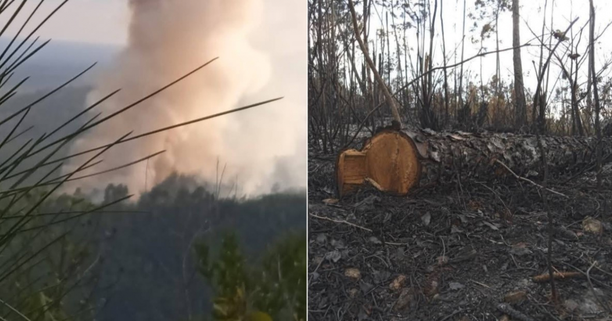 Incendio en Pinar del Río © Radio Guamá